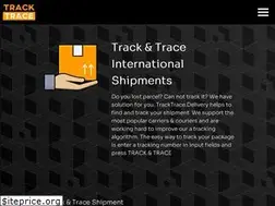 Sites similar to tracktrace.delivery