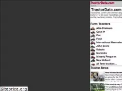 Sites similar to tractordata.com