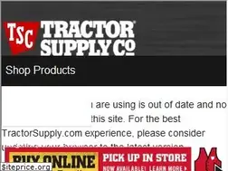 Sites similar to tractorsupplyco.com
