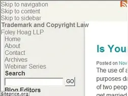 Sites similar to trademarkandcopyrightlawblog.com