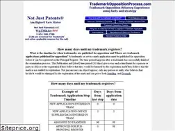 Sites similar to trademarkoppositionprocess.com