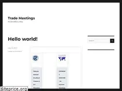 Sites similar to trademeetings.com