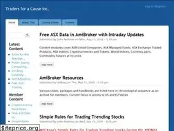 Sites similar to tradersforacause.org.au