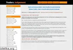 Sites similar to tradersjudgement.com