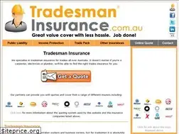 Sites similar to tradesmaninsurance.com.au