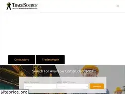 Sites similar to tradesource.com
