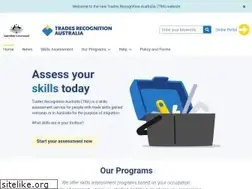 Sites similar to tradesrecognitionaustralia.gov.au