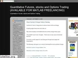 Sites similar to tradingwithmatlab.blogspot.com