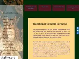Sites similar to traditionalcatholicsermons.org