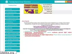 Sites similar to traditionalfoods.nku.edu.tr
