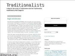 Sites similar to traditionalistblog.blogspot.com