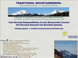 Sites similar to traditionalmountaineering.org