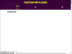 Sites similar to traditionundglauben.com