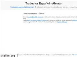 Sites similar to traduccion-espanol-aleman.net