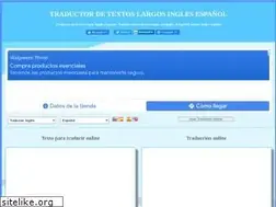 Sites similar to traductoringlesespanol.net