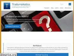 Sites similar to tradurreantico.it