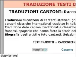 Sites similar to traduzionecanzone.it