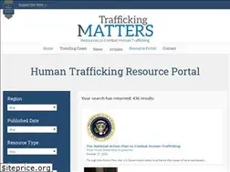 Sites similar to traffickingmatters.com