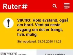 Sites similar to trafikanten.no