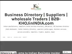 Sites similar to traidindia.wordpress.com