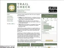 Sites similar to trailcheck.info