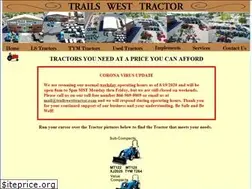 Sites similar to trailswesttractor.com