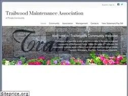 Sites similar to trailwood.org
