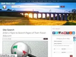 Sites similar to train-travel-italy.com