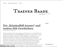 Sites similar to trainer-baade.de