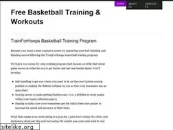 Sites similar to trainforhoops.com