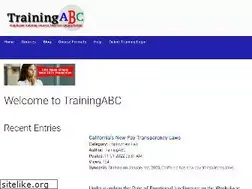 Sites similar to trainingabc.com