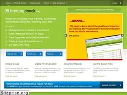 Sites similar to trainingcheck.com