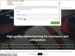 Sites similar to trainingfortranslators.com