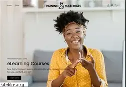 Sites similar to trainingmaterials.com