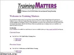 Sites similar to trainingmatters-nc.org