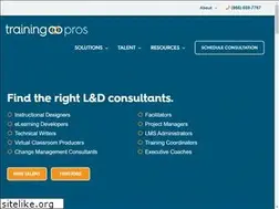 Sites similar to trainingpros.com