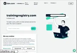 Sites similar to trainingregistry.com