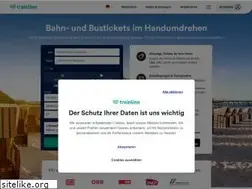 Sites similar to trainline.de