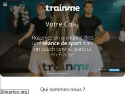 Sites similar to trainme.co