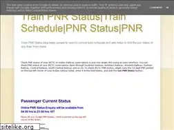 Sites similar to trainpnrstatusonline.blogspot.com