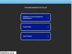 Sites similar to trainrunningstatus.in