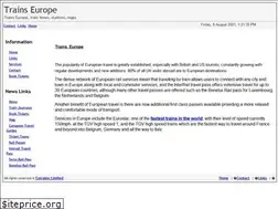 Sites similar to trains-europe.co.uk