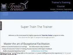 Sites similar to trainthetrainer.co.in