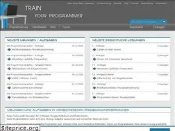 Sites similar to trainyourprogrammer.de