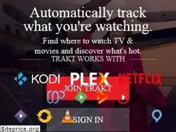 Sites similar to trakt.us