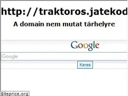 Sites similar to traktoros.jatekod.hu