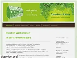 Sites similar to traminerklause.de