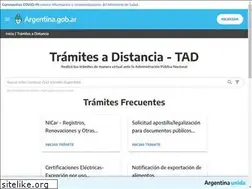 Sites similar to tramitesadistancia.gob.ar