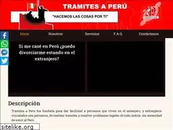 Sites similar to tramitesaperu.com