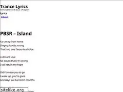 Sites similar to trancelyrics.wordpress.com